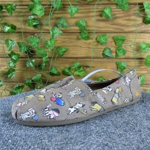 Bobs By Skechers Women  Slip-On Gray Fabric Sz 9.5 Medium  Used 2025